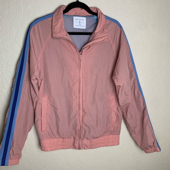 baby pink windbreaker